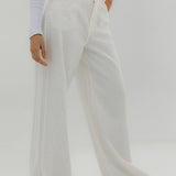 Straight Leg Jeans Off White