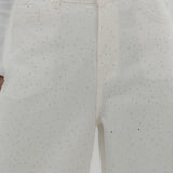 Straight Leg Jeans Off White