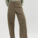 Straight Leg Jeans Olive