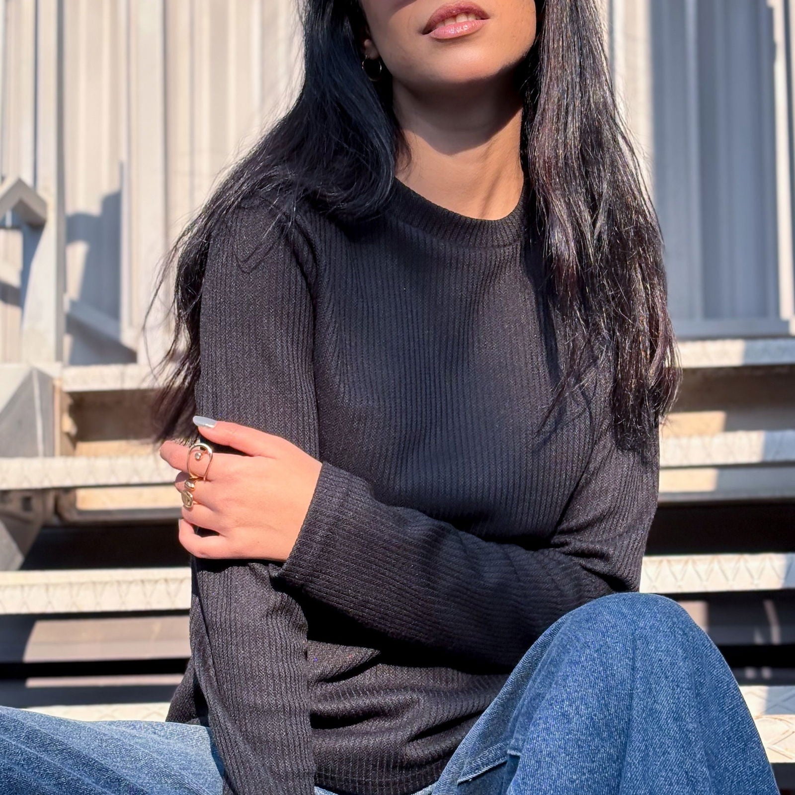 Aura Top Black - AB Essential Women Wear