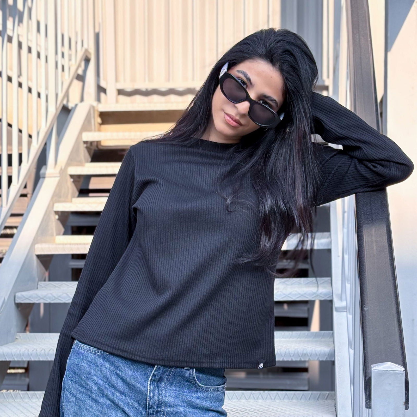 Aura Top Black - AB Essential Women Wear