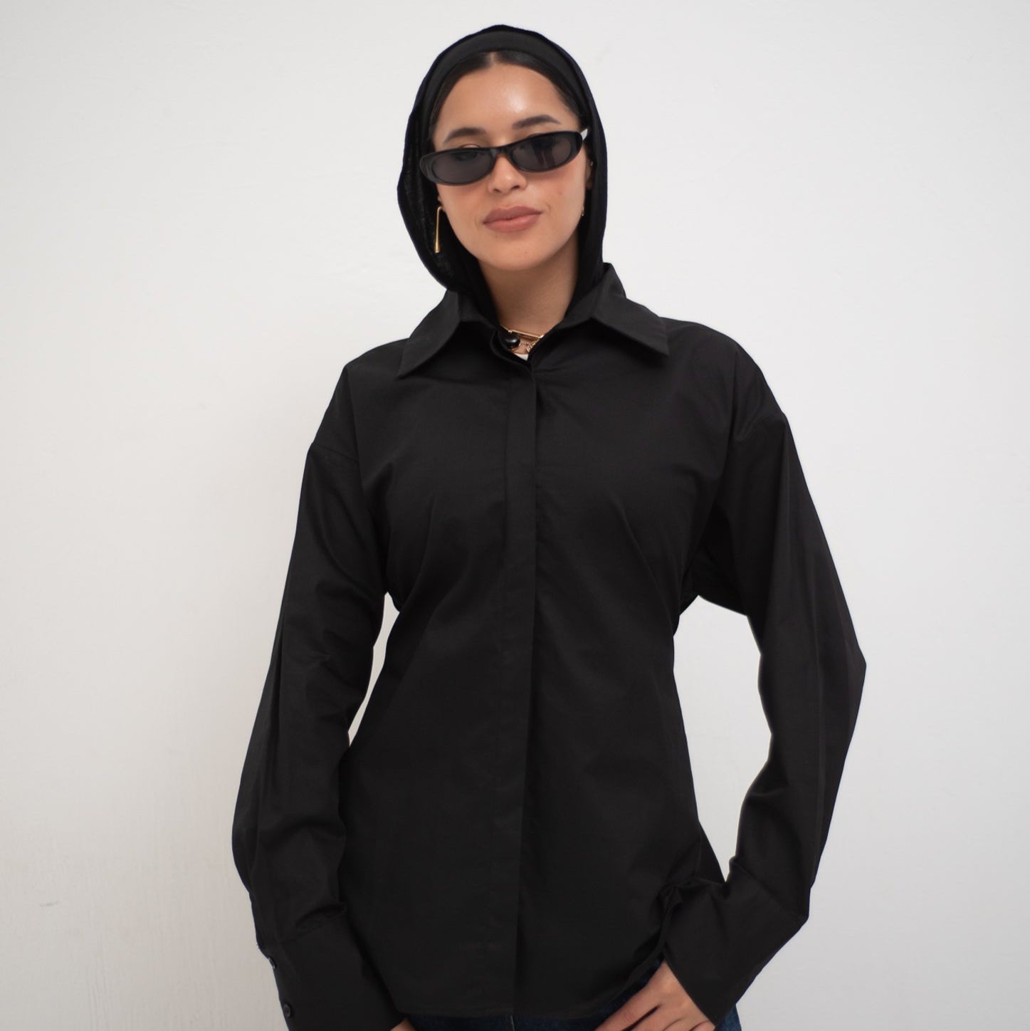 Cairo Shirt Black - AB Essential Women Wear
