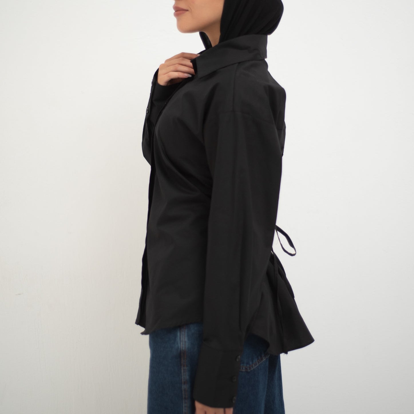 Cairo Shirt Black - AB Essential Women Wear