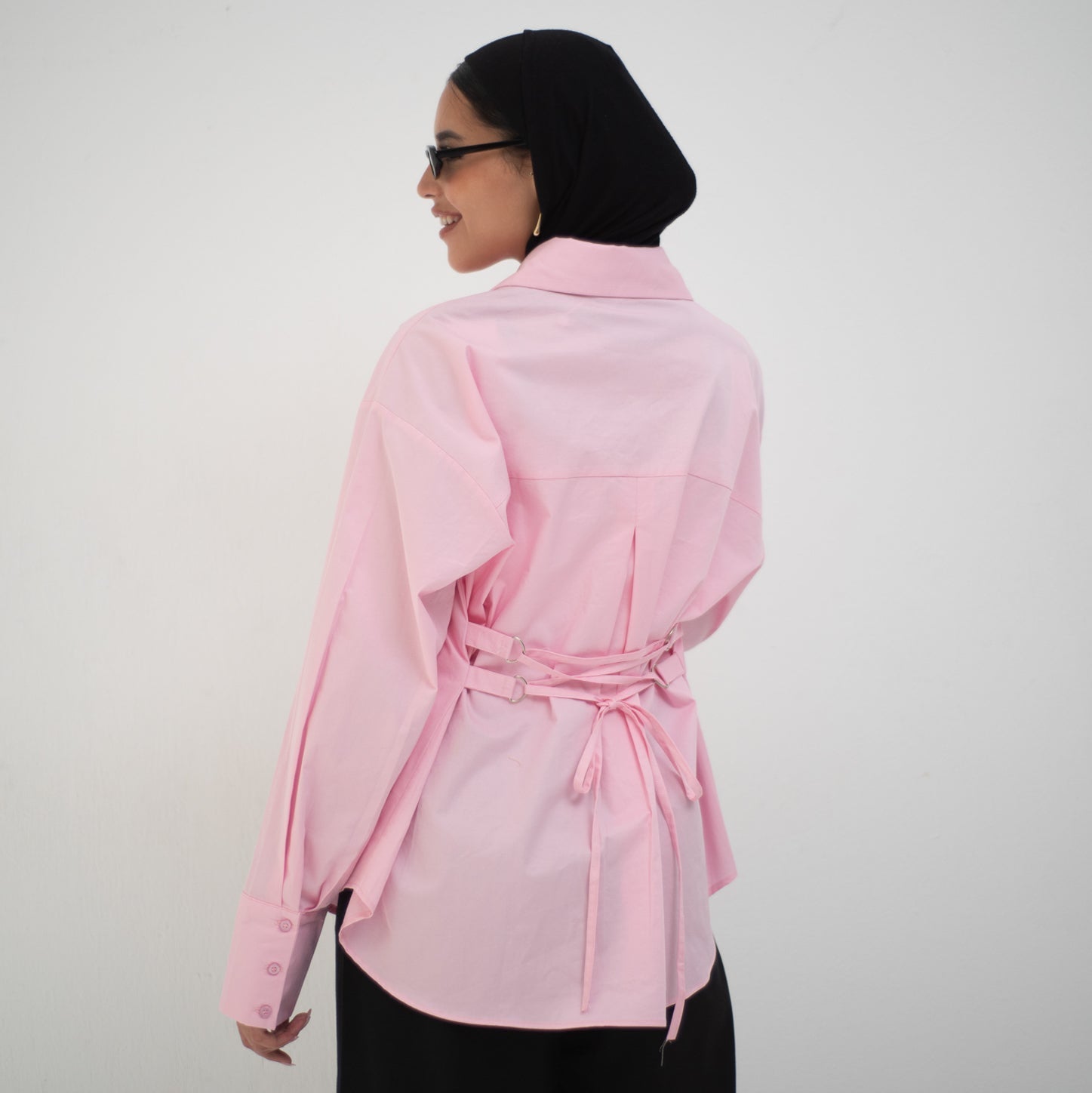 Cairo Shirt Powder Pink - AB Essential Women Wear