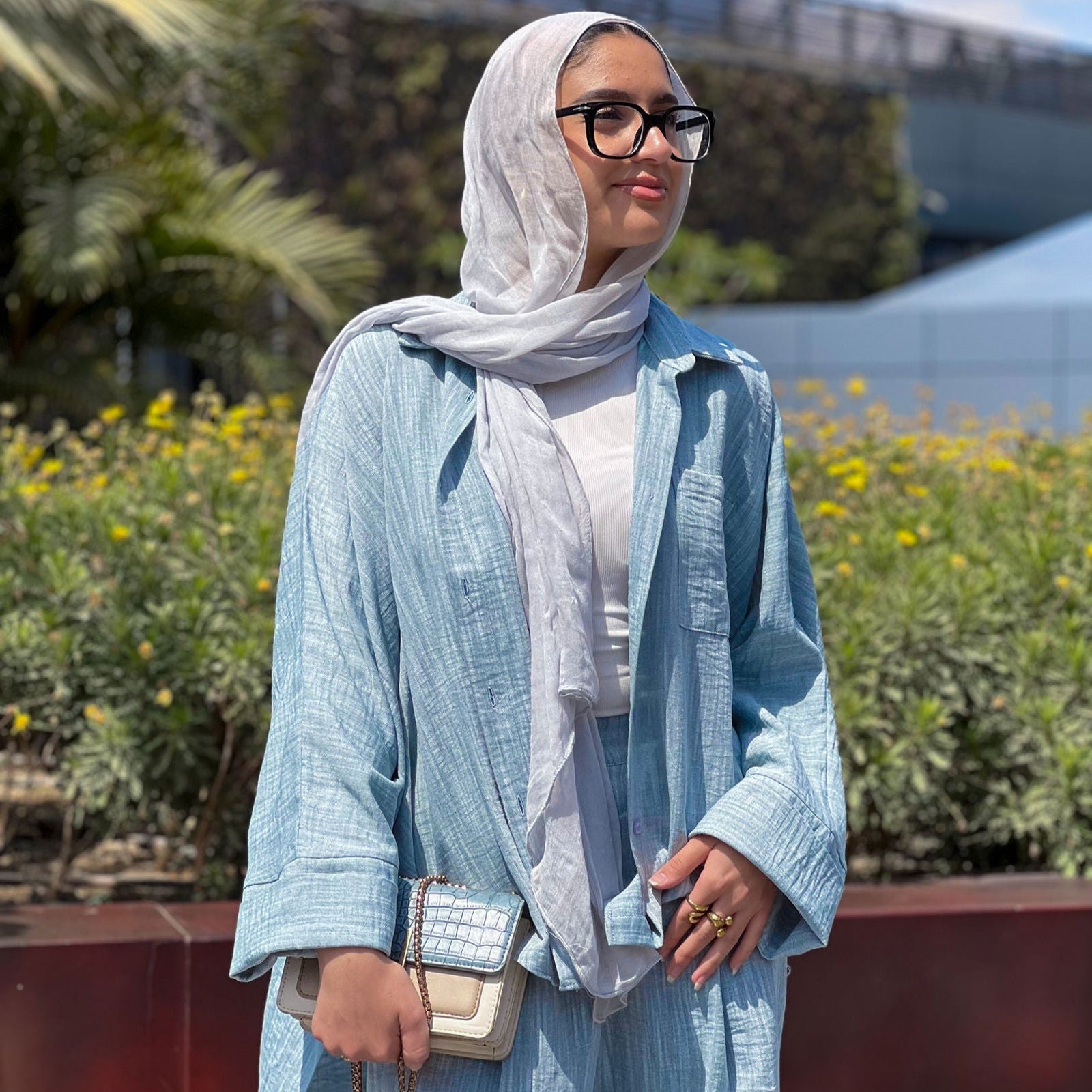 Comfort Shirt Baby Blue - AB Essential Women Wear