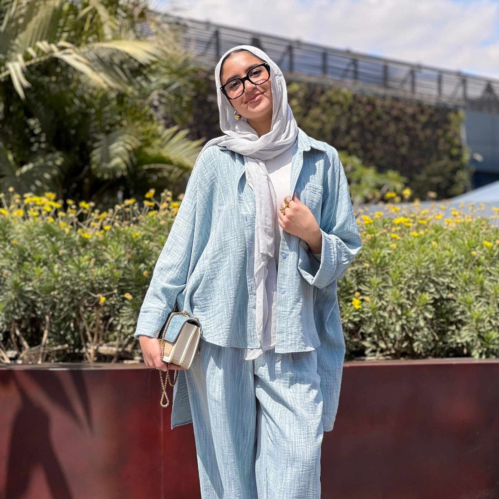 Comfort Shirt Baby Blue - AB Essential Women Wear