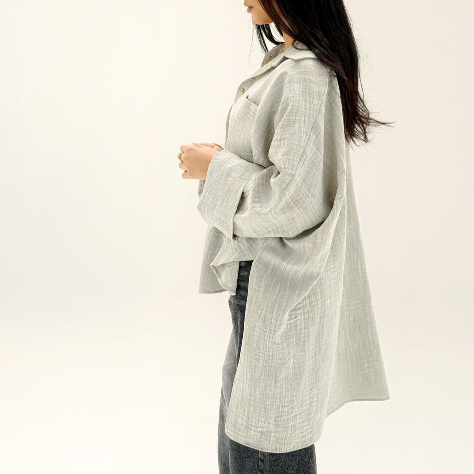 Comfort Shirt Greenish - AB Essential Women Wear