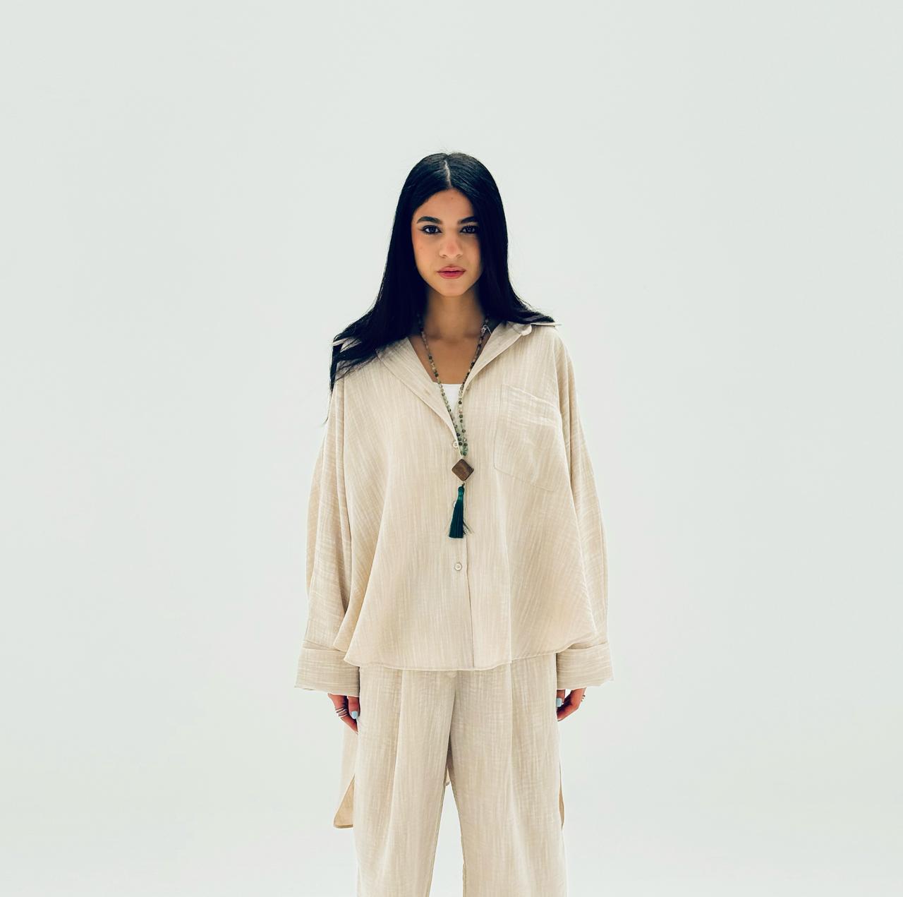 Comfort Shirt Light Cafe - AB Essential Women Wear