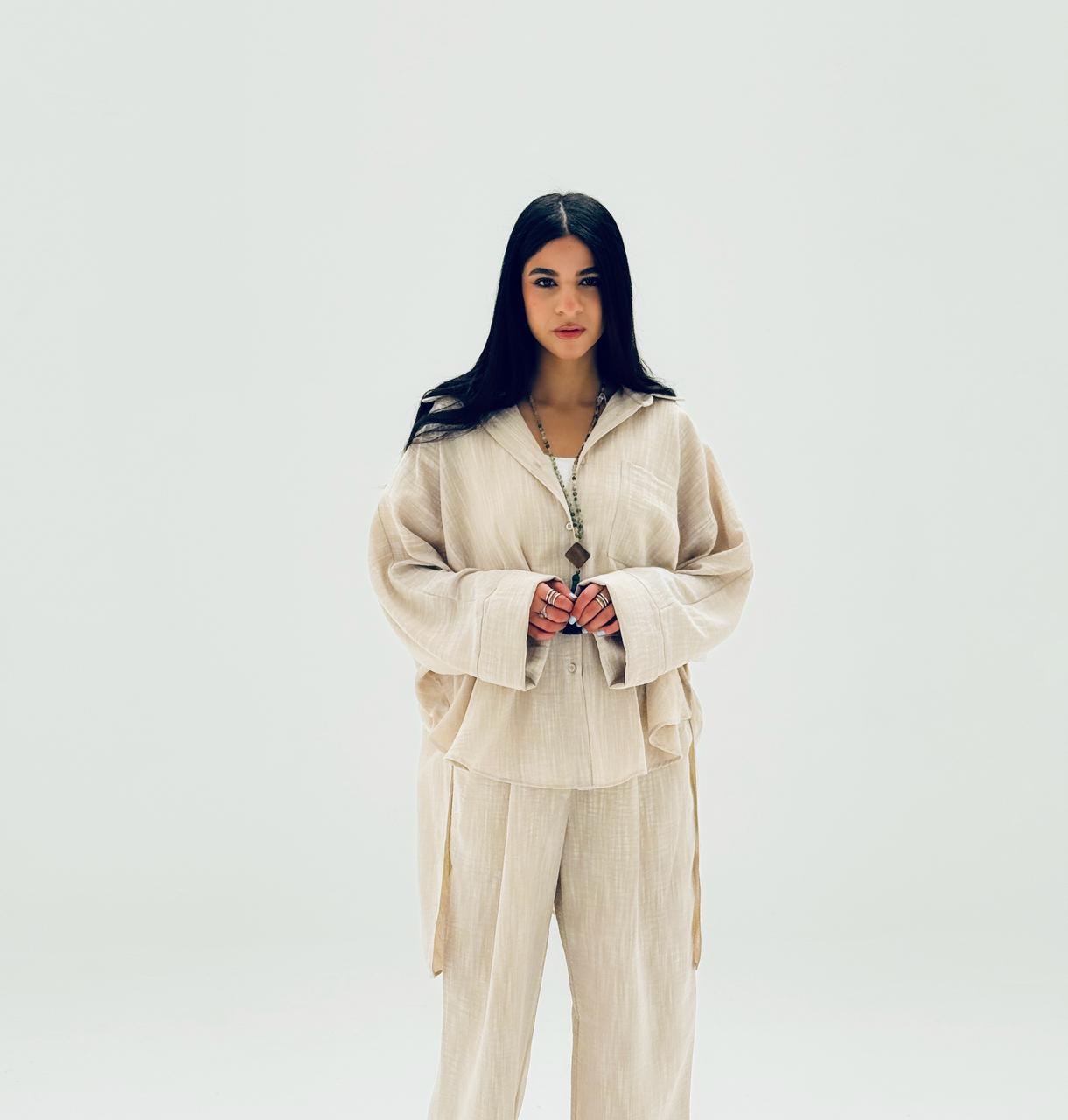 Comfort Shirt Light Cafe - AB Essential Women Wear