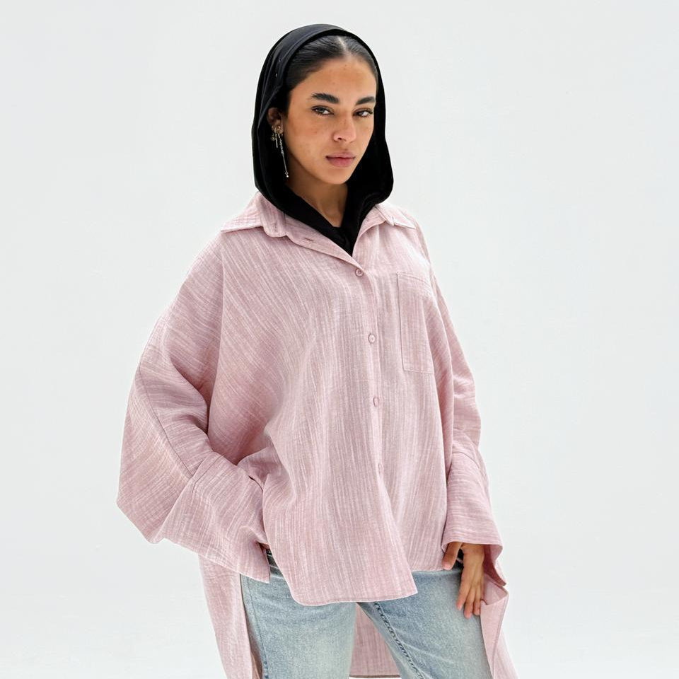 Comfort Shirt Powder Pink - AB Essential Women Wear