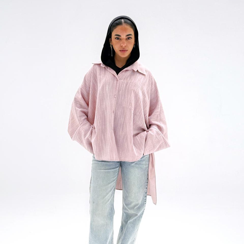 Comfort Shirt Powder Pink - AB Essential Women Wear
