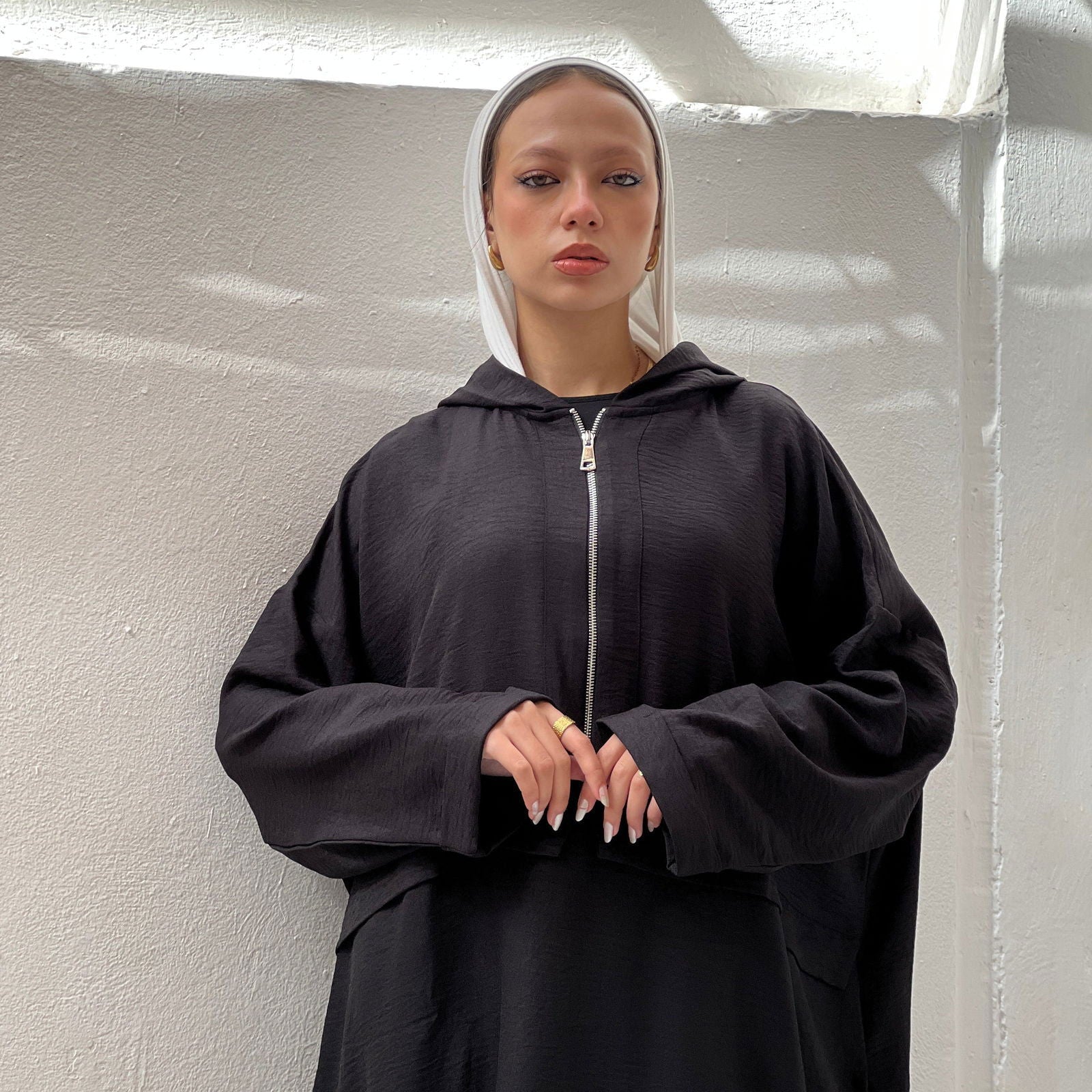 Dorra Abaya Black - AB Essential Women Wear