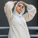 Embroidery Top Beige - AB Essential Women Wear