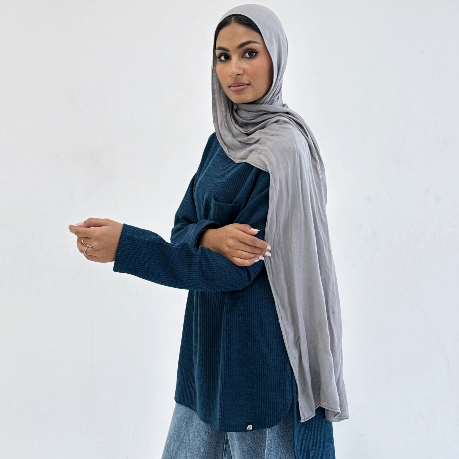 Essential Top Navy Blue - AB Essential Women Wear