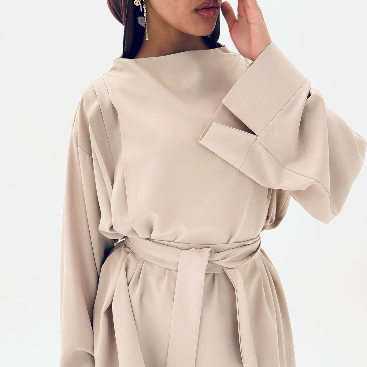 Feel Good Set Butter Cream - AB Essential Women Wear