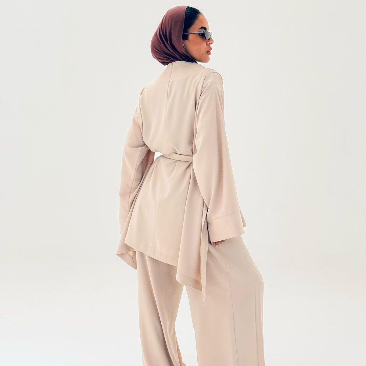 Feel Good Set Butter Cream - AB Essential Women Wear