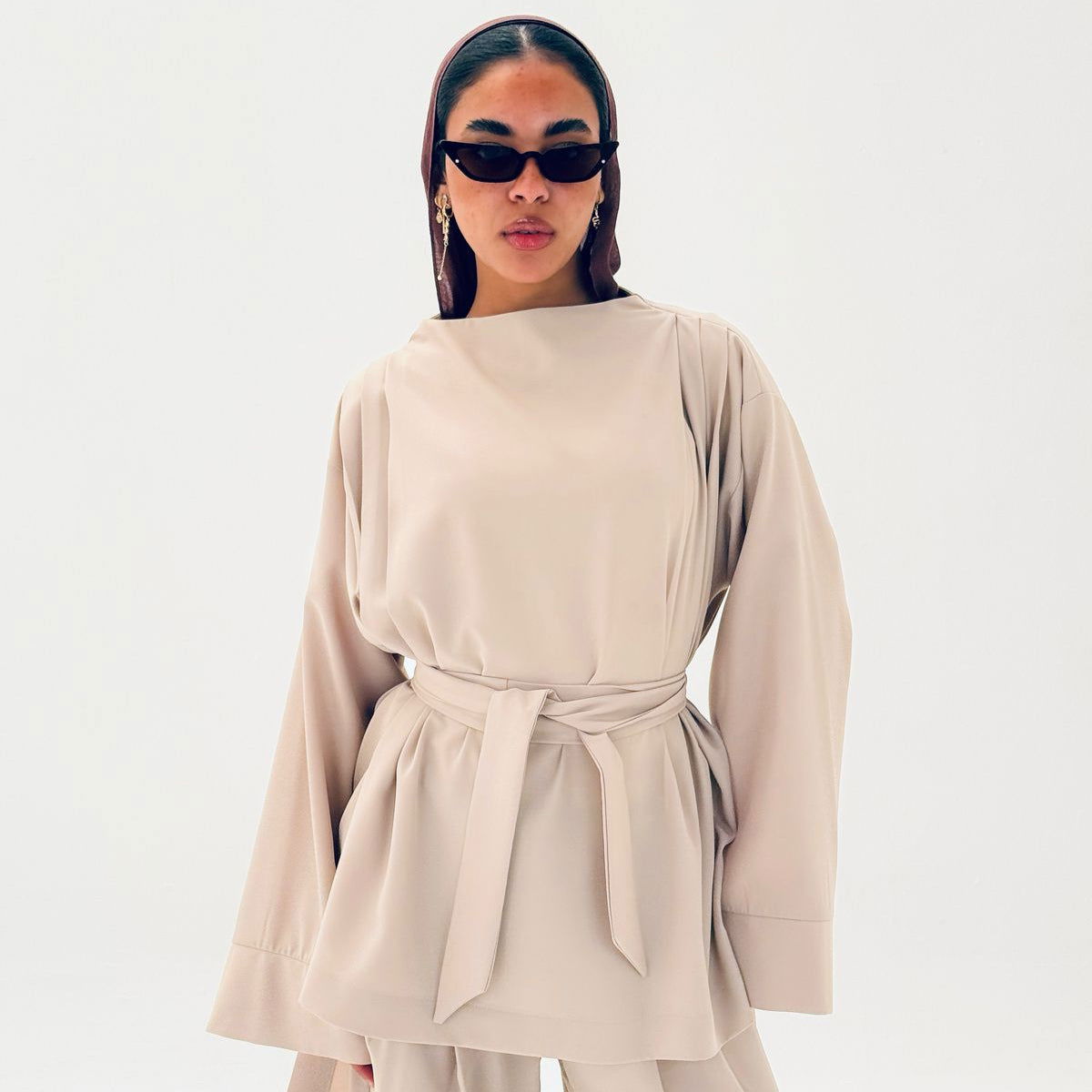 Feel Good Set Butter Cream - AB Essential Women Wear