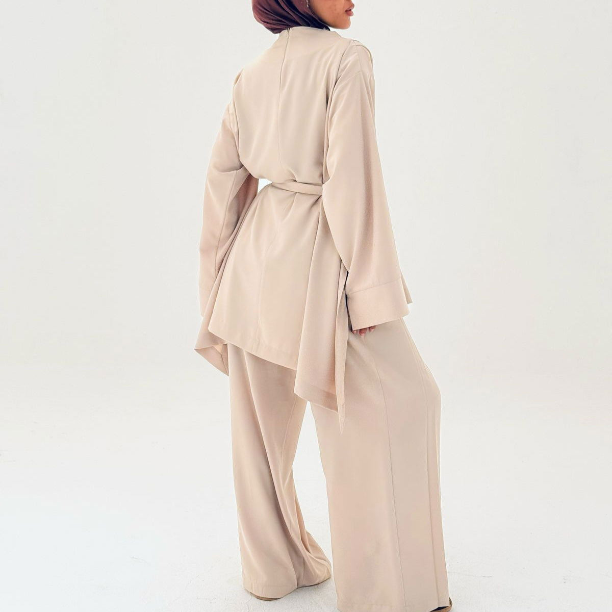 Feel Good Set Butter Cream - AB Essential Women Wear