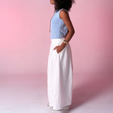 Balloon Skirt White