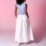 Balloon Skirt White