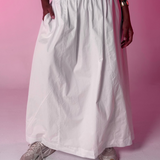 Balloon Skirt White