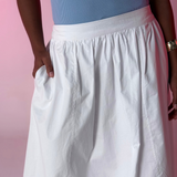 Balloon Skirt White