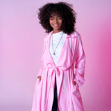 Diva Cardigan Powder Rose