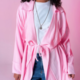 Diva Cardigan Powder Rose