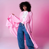 Diva Cardigan Powder Rose