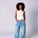 Diamond Parachute Pants Ice