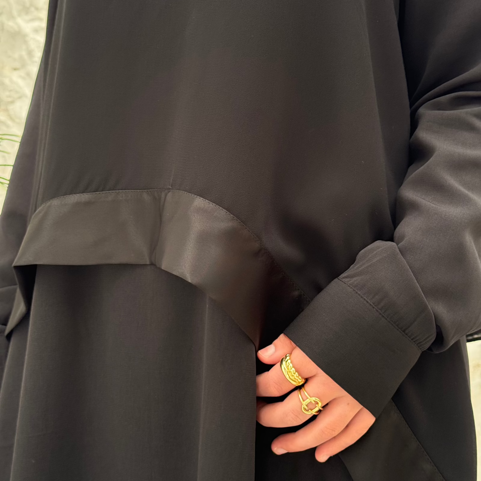 Layl Abaya Black - AB Essential Women Wear