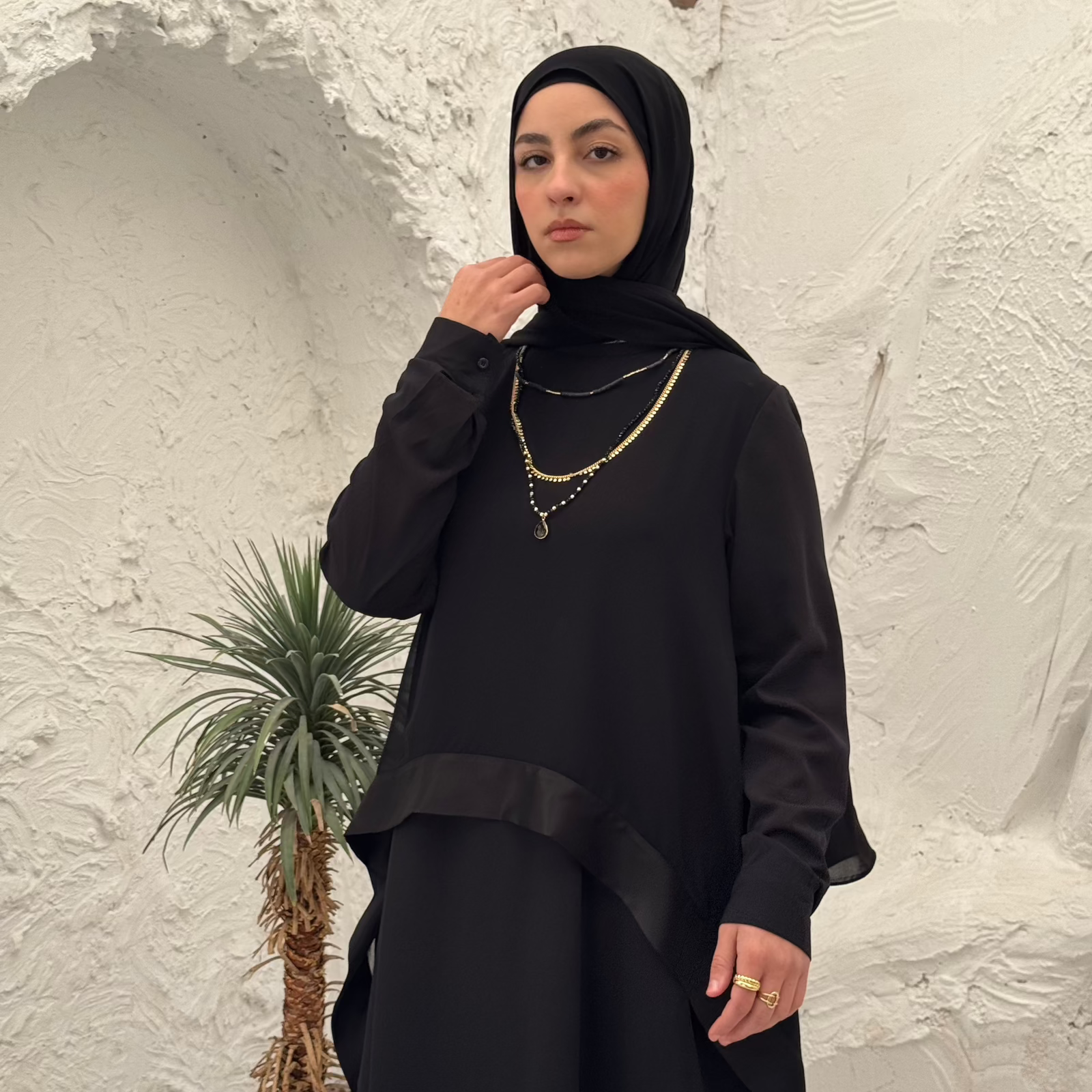 Layl Abaya Black - AB Essential Women Wear