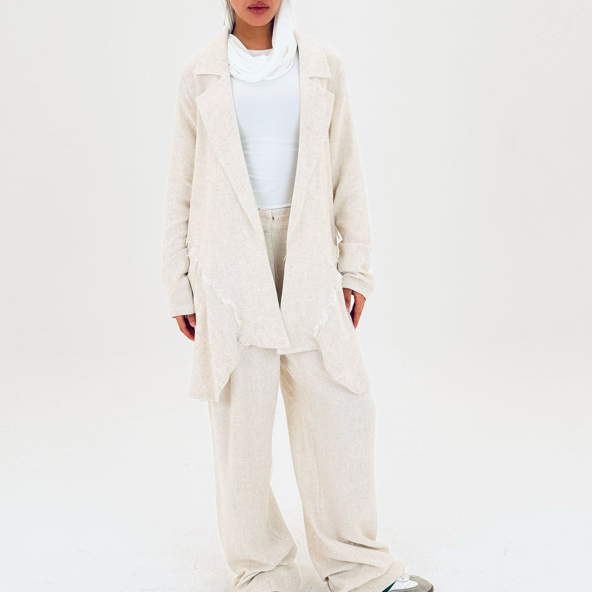 Nature Touch Linen Set - AB Essential Women Wear