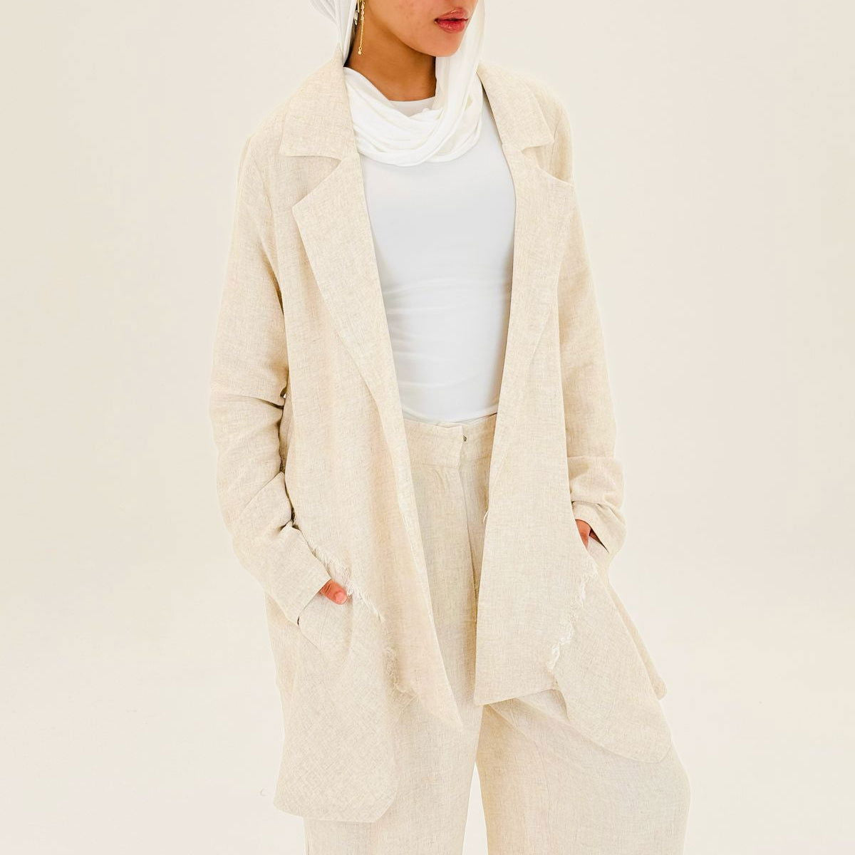 Nature Touch Linen Set - AB Essential Women Wear
