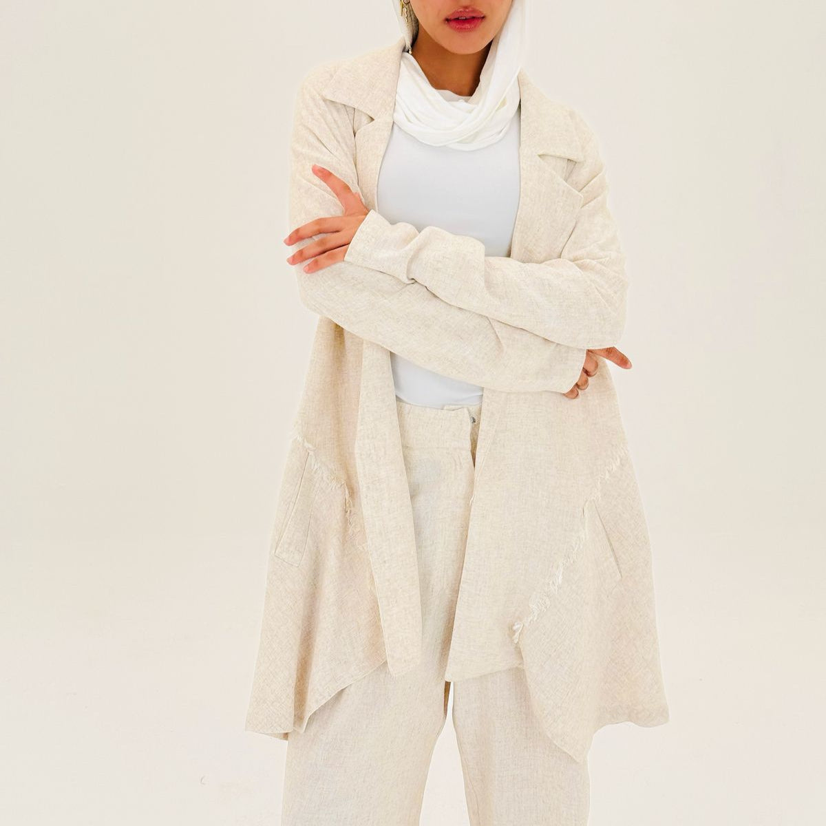 Nature Touch Linen Set - AB Essential Women Wear