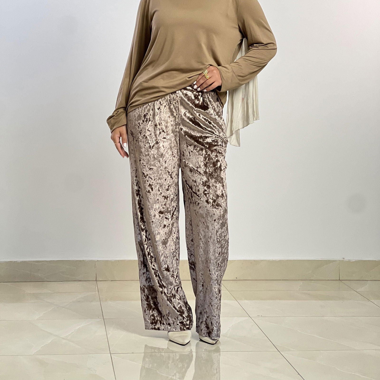 Super Velvet Cafe Pants - AB Essential Women Wear
