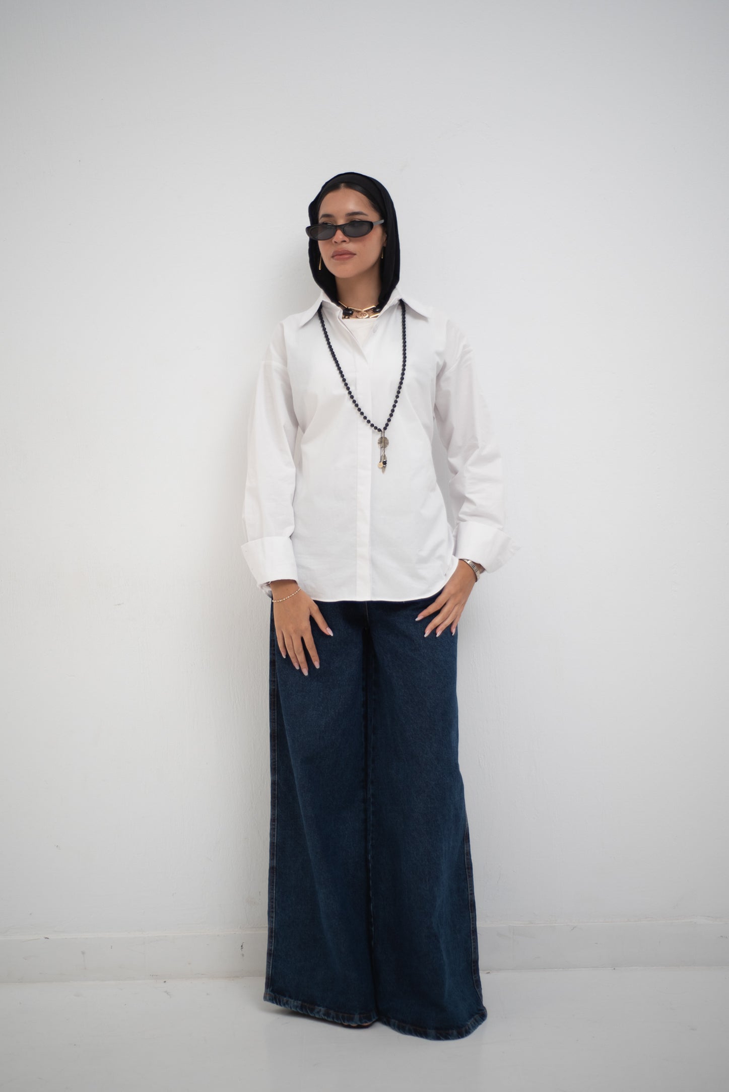 Wide Legs Jeans Pants - AB Essential Women Wear