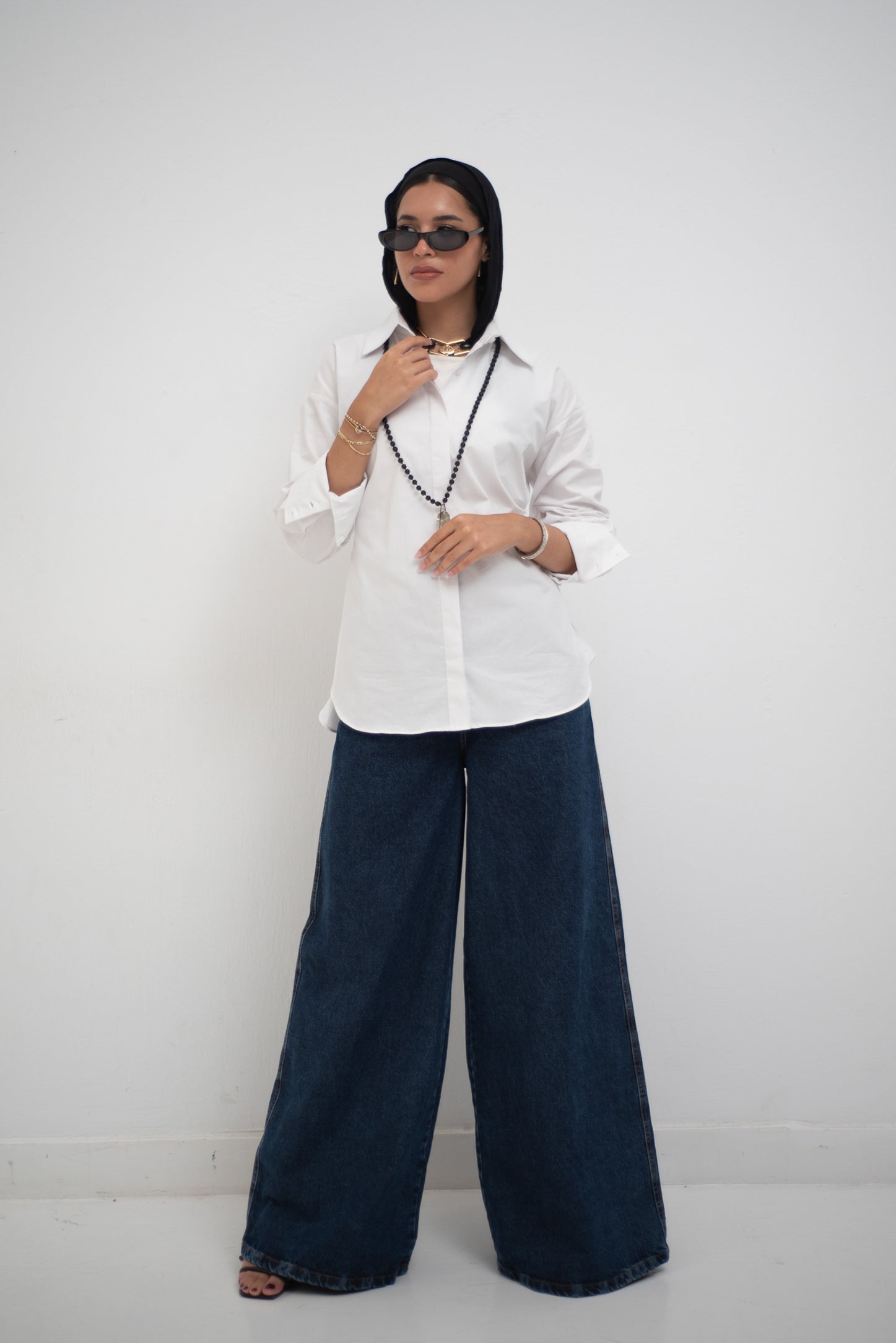 Wide Legs Jeans Pants - AB Essential Women Wear