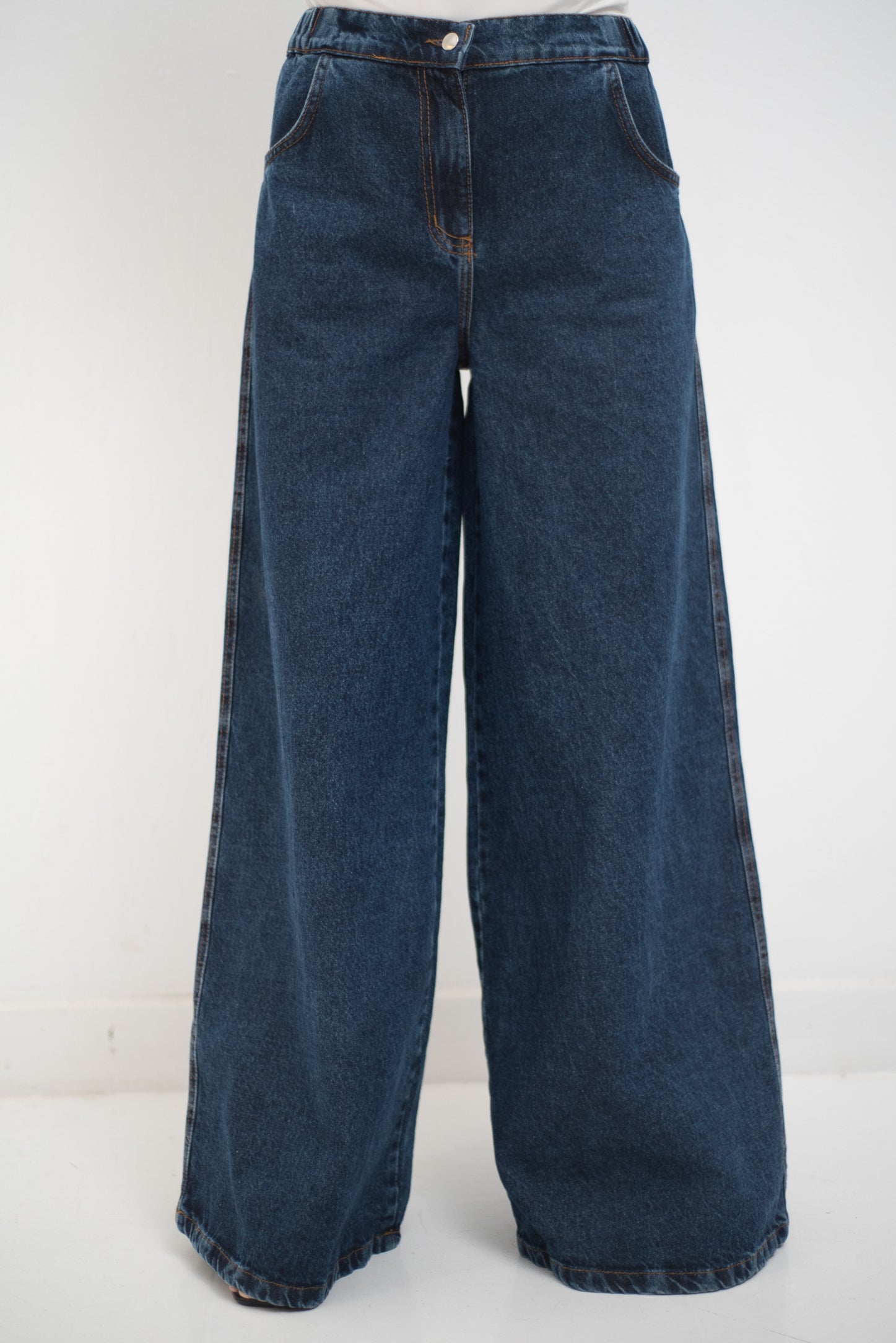 Wide Legs Jeans Pants - AB Essential Women Wear
