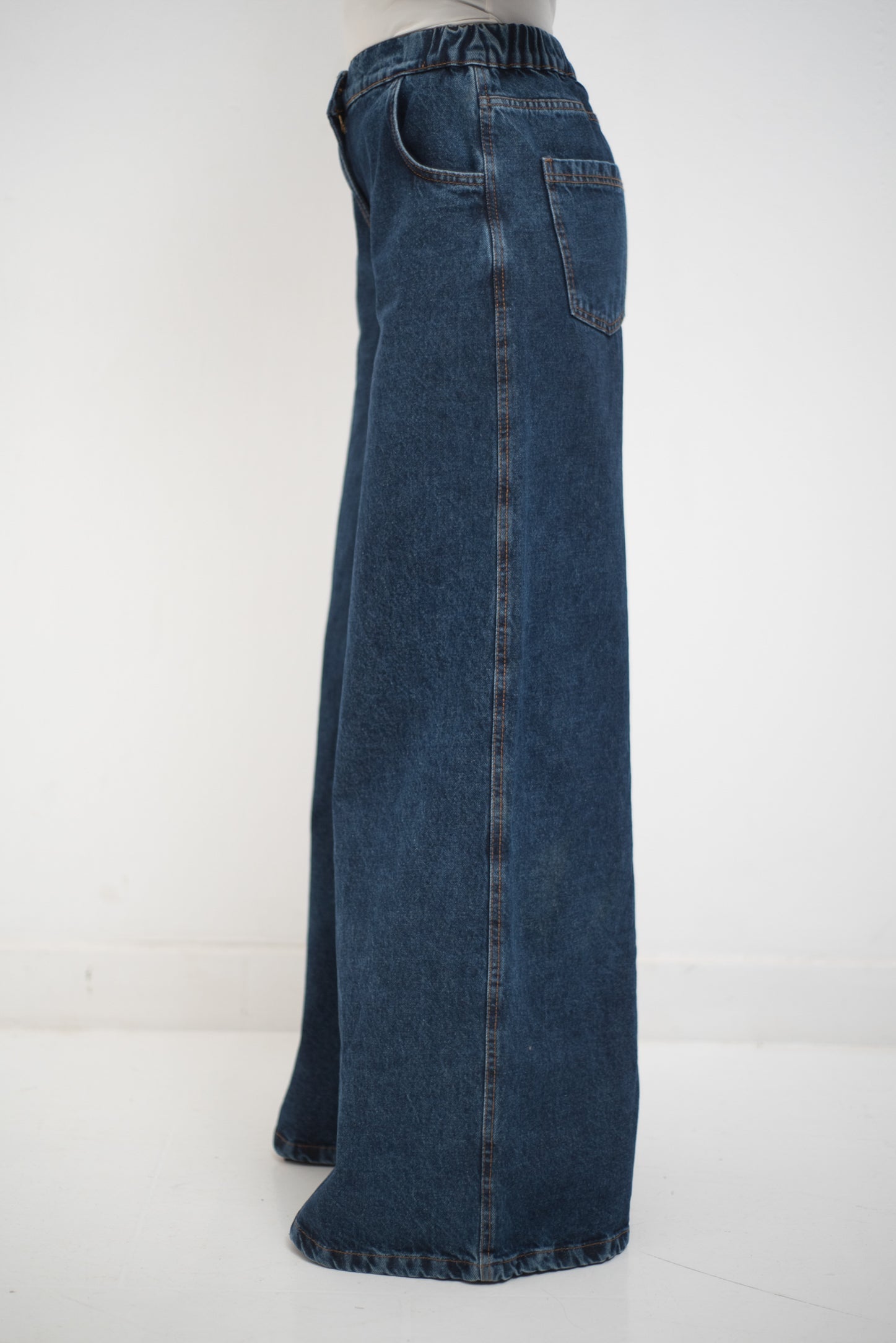 Wide Legs Jeans Pants - AB Essential Women Wear