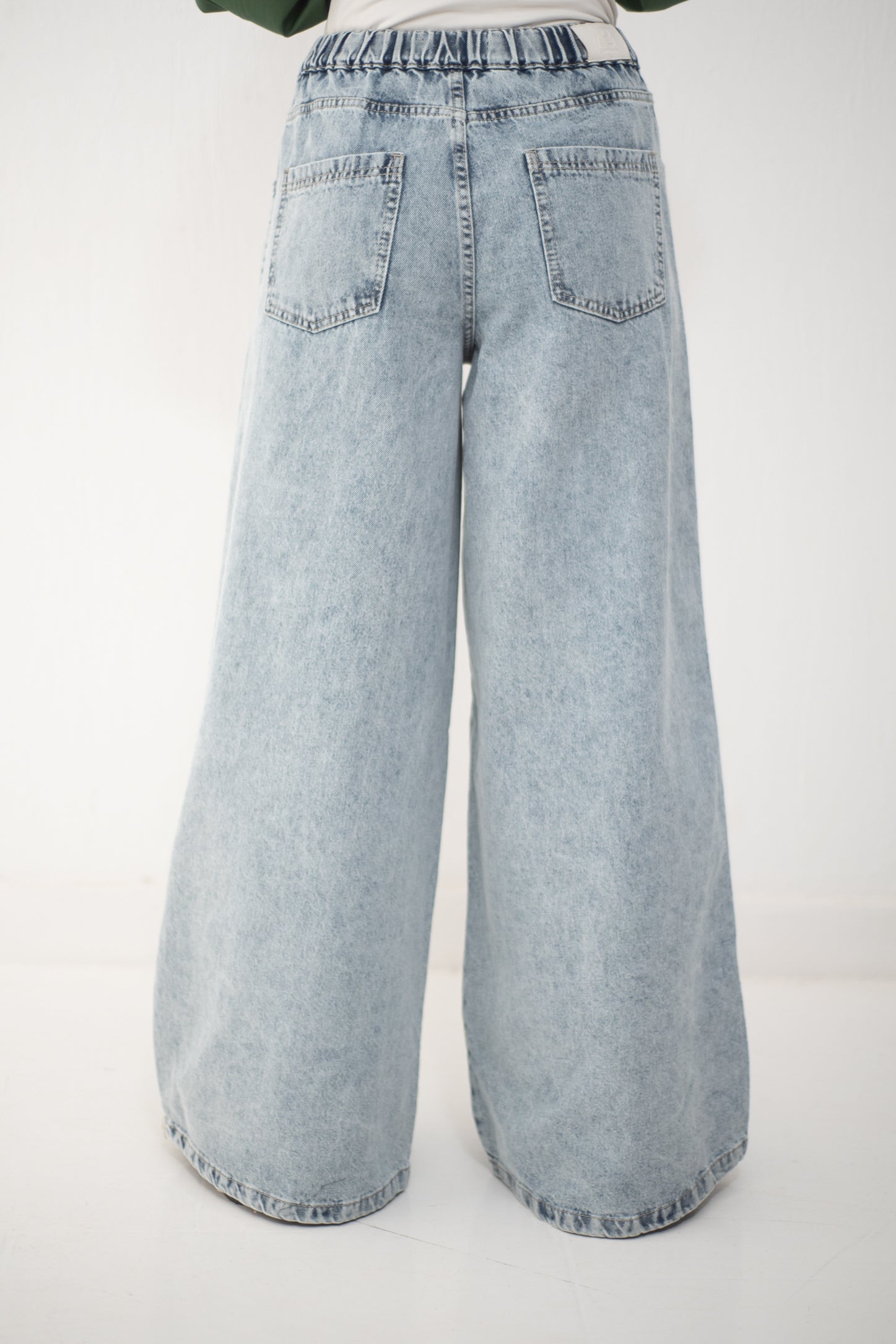 Wide Legs Jeans Pants ICE - AB Essential Women Wear