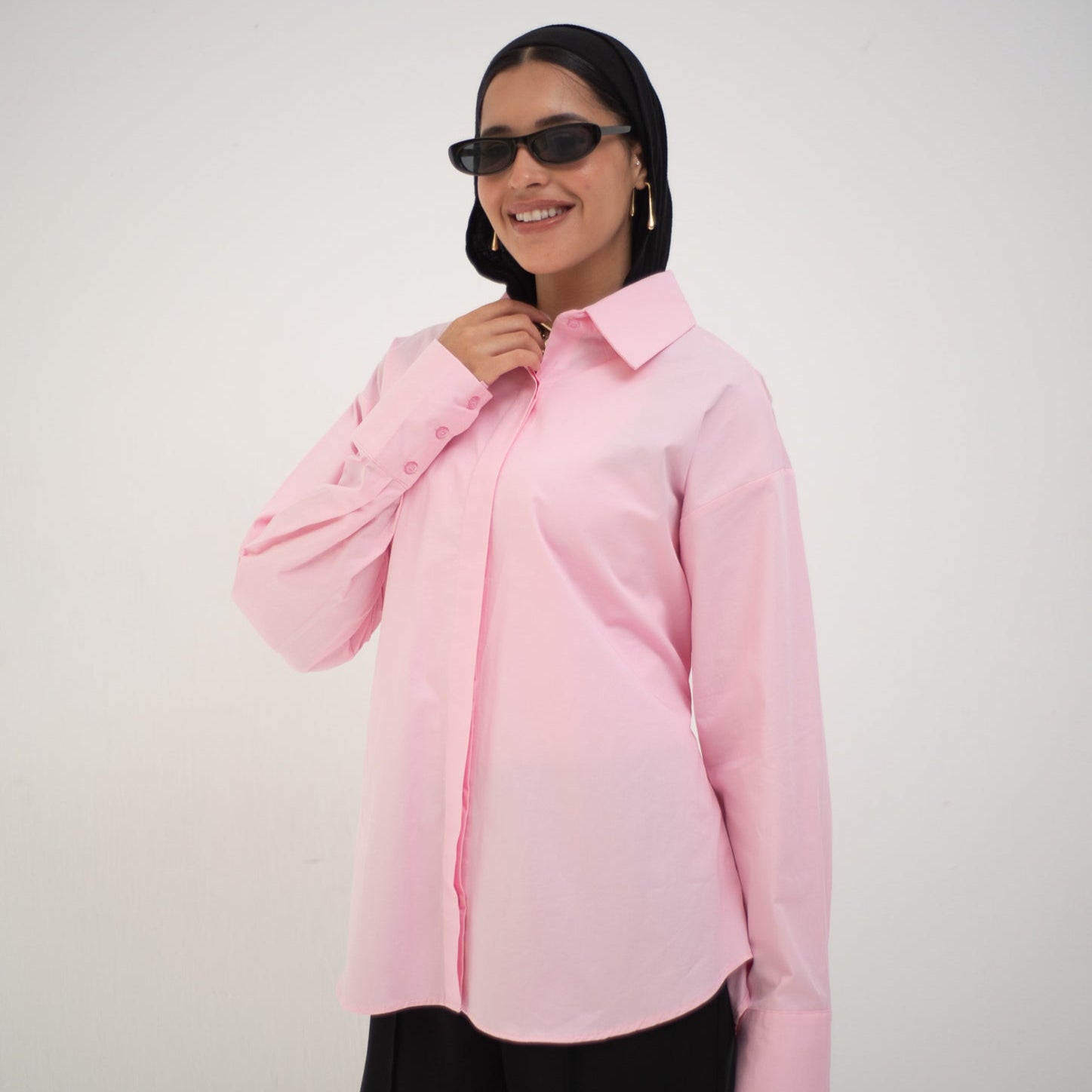 Cairo Shirt Powder Pink - AB ESSENTIALS