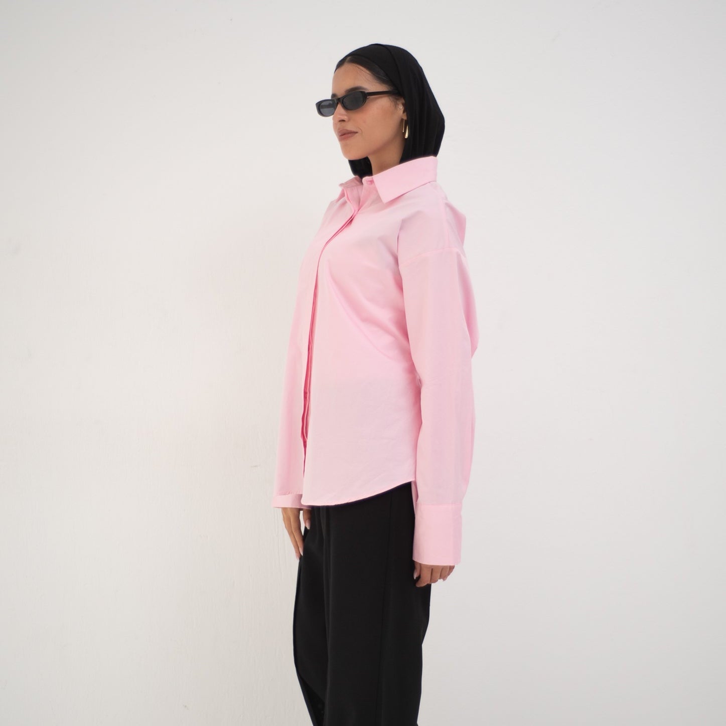 Cairo Shirt Powder Pink - AB ESSENTIALS