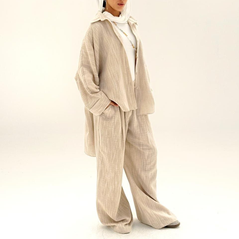 Comfort Pants Light Cafe - AB ESSENTIALS