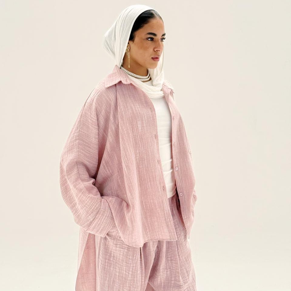 Comfort Shirt Powder Pink - AB ESSENTIALS