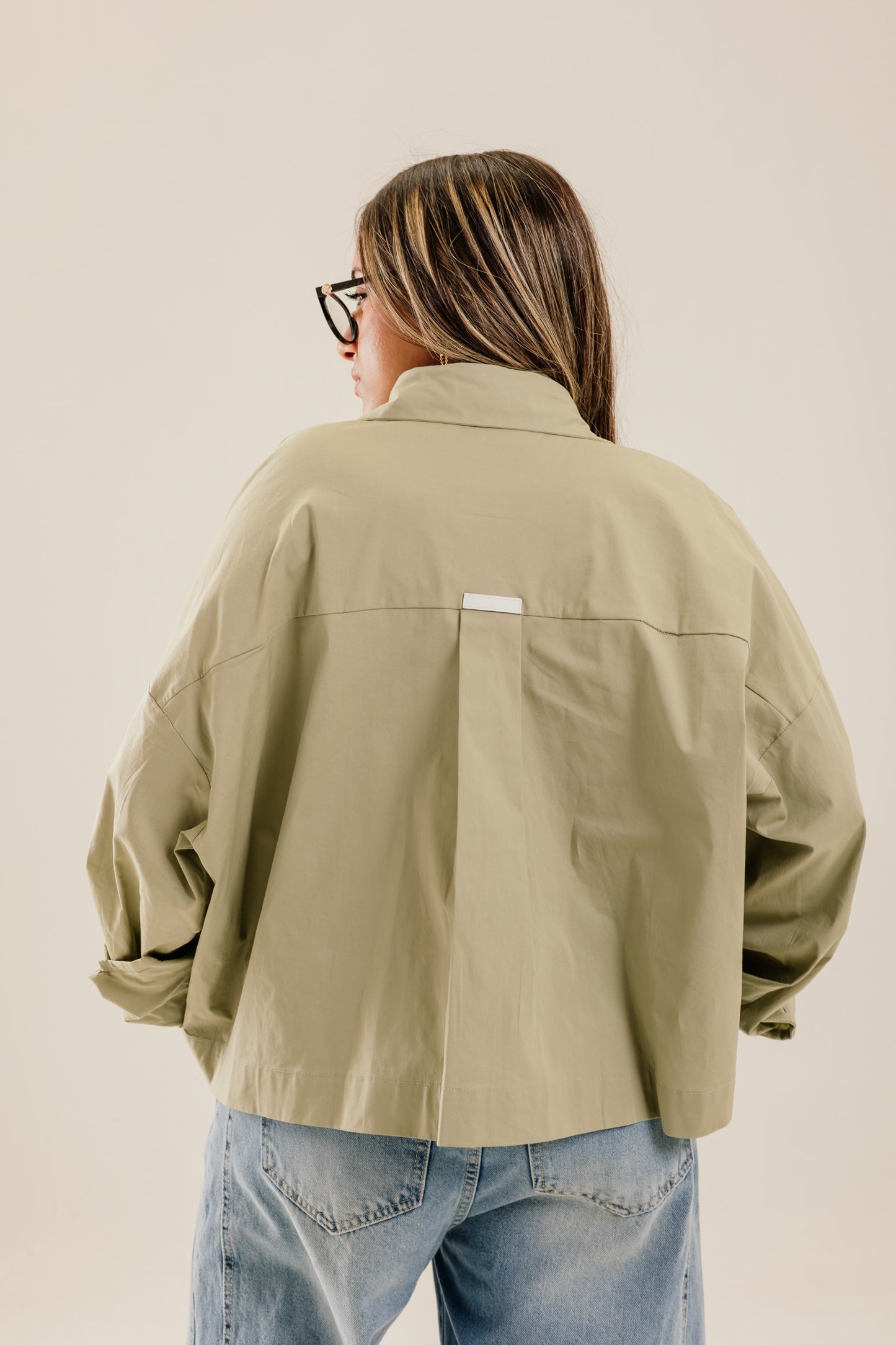 Cropi Shirt Light Olive - AB ESSENTIALS