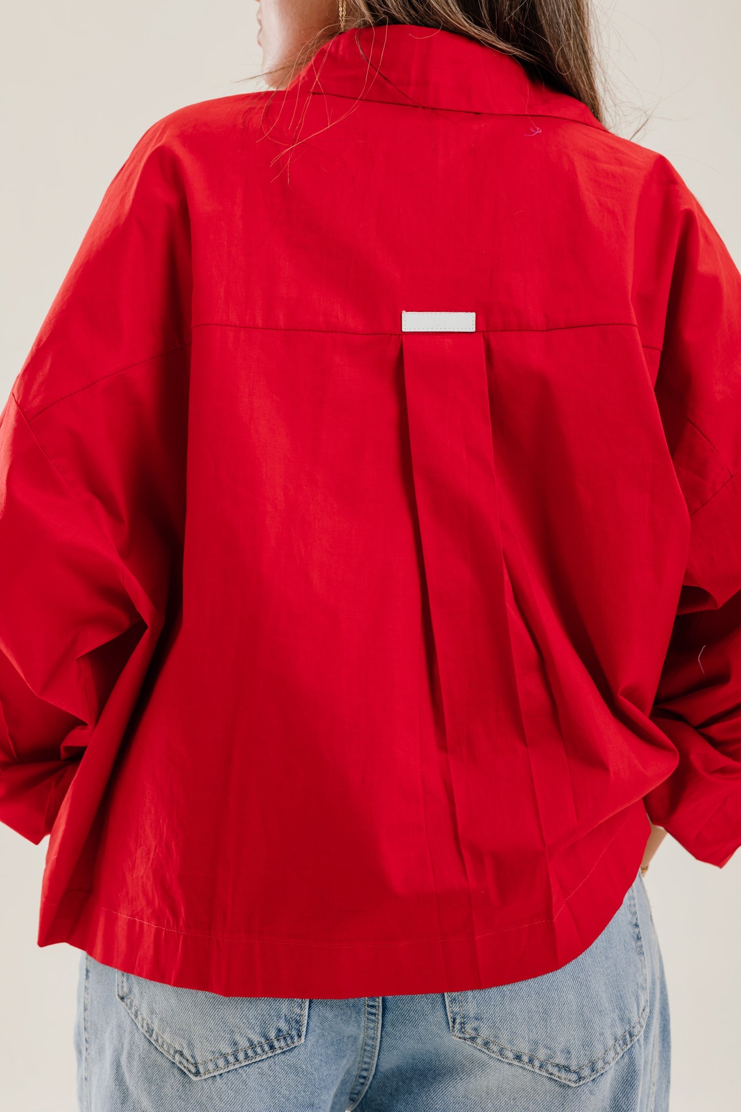 Cropi Shirt Red - AB ESSENTIALS