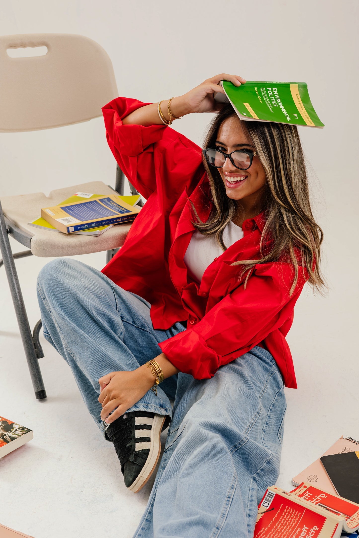 Cropi Shirt Red - AB ESSENTIALS