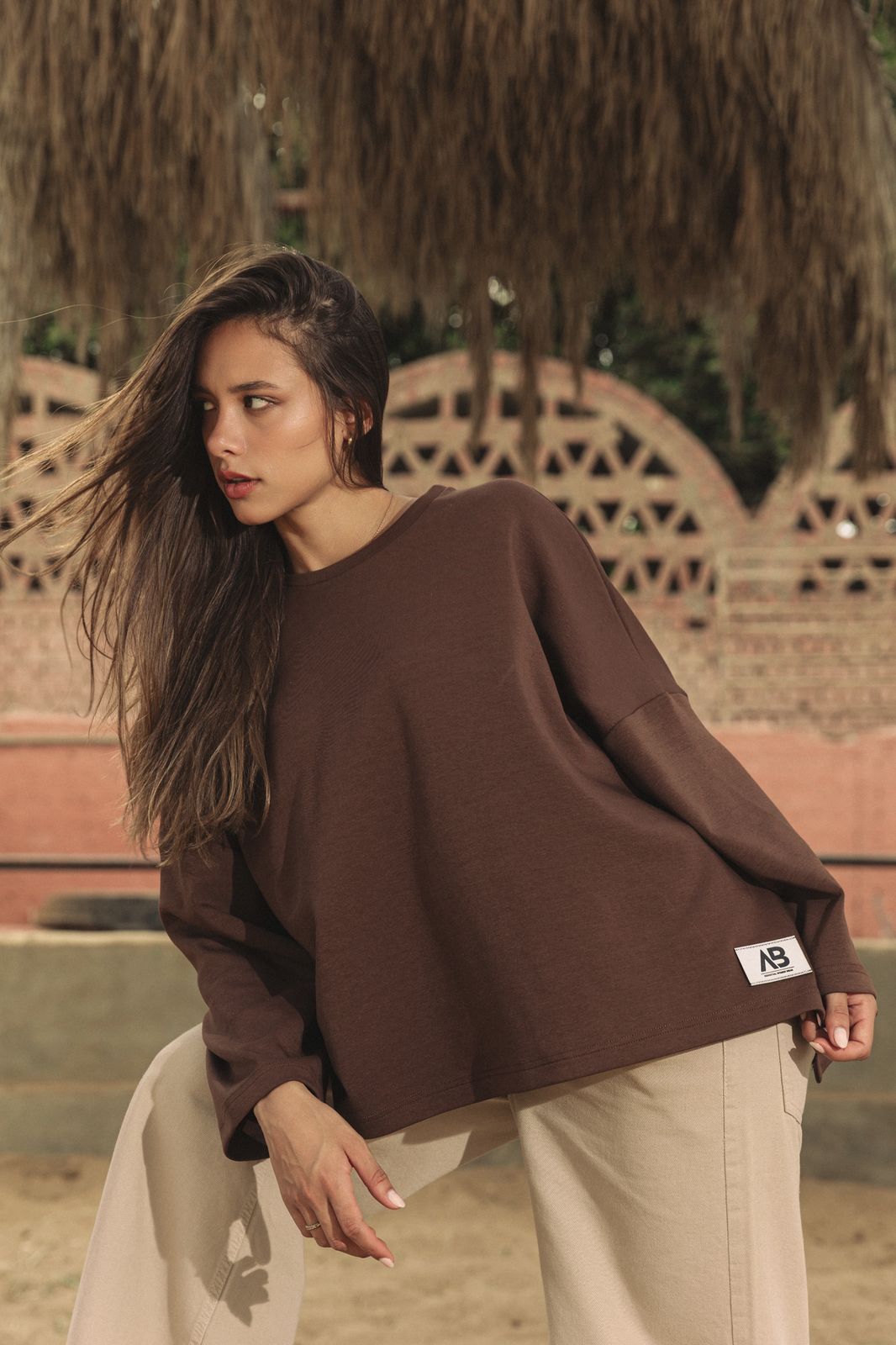 Daily Tee Chocolate - AB ESSENTIALS