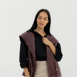 Pulse Vest Burgundy - AB ESSENTIALS